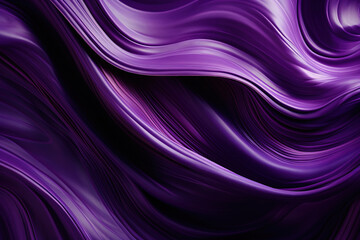 Poster - Gradient abstract in deep eggplant color