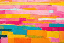 Color Field, American 50's, In The Style Of Color Field, Both Expressive And Interesting, Complimentary Colours