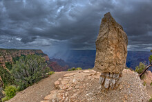 Storm Approaching Shoshone Point Grand Canyon AZ