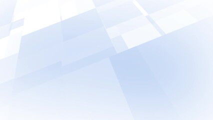 Fototapete - Light blue abstract hi-tech geometric motion design. Seamless looping. Video animation Ultra HD 4K 3840x2160