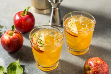 Canvas Print - Fresh Sweet Apple Cider Cocktail