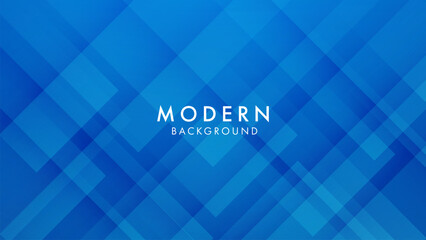 Wall Mural - Modern blue gradient diagonal layer rectangle background