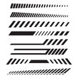© Ancala - collection of racing stripes vehicle stickers. monochrome car decal