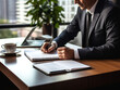 © Steffen - Buisness Office man working