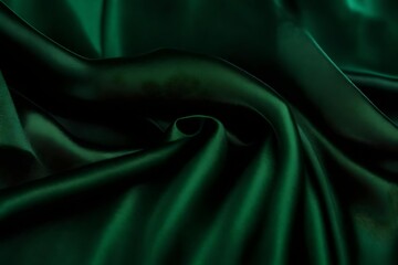 green silk background