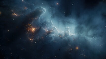 Wall Mural - stary night cosmos. universe science astronomy. colorful space galaxy cloud nebula. illustration for