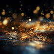 Glitter Abstract bokeh effect background. Illustration for your graphic design, banner, website, brochure, card