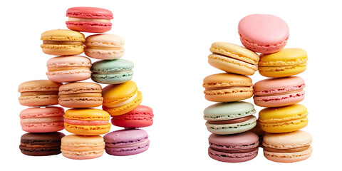 Sticker - Macarons from France alone on transparent background