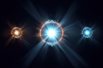 Wall Mural - bright abstract background concert digital celebration background beauty flare flare beautiful lens 