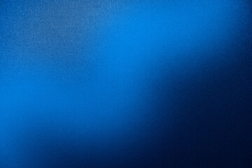 Black dark azure cobalt sapphire blue abstract background. Color gradient. Geometric shape. Wave, wavy curved line. Rough grunge grain noise. Light neon metallic shine shimmer bright. Design.