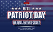 © Janicom AN - Vector design editable text effect, patriot day 3d bold