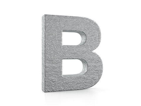Foil letter B