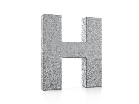 Foil letter H