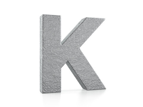 Foil letter K