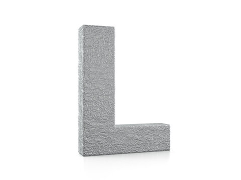 Foil letter L