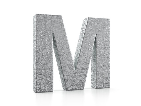 Foil letter M