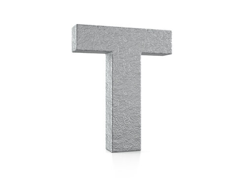 Foil letter T
