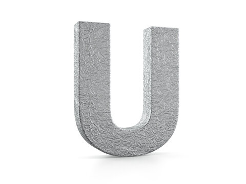 Foil letter U