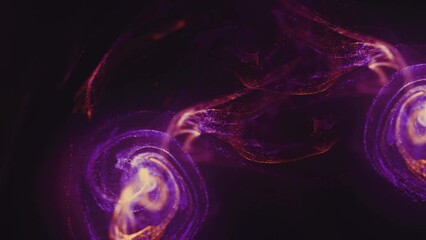 Wall Mural - colorful gradation particle wave abstract background