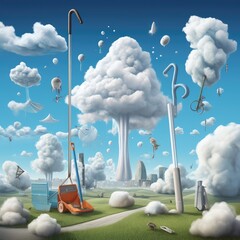 Canvas Print -  International Day of Clean Air for Blue Skies, 7 September