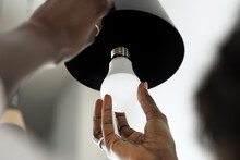 Electric LED Lightbulb Change In Light