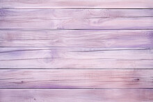 Pastel Violet Wooden Background With Horizontal Planks.