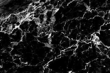 Wall Mural - Marble black background wall surface pattern abstract for interior decoration.