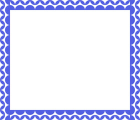 Wall Mural - Rectangle Geometric Frame Border Vector