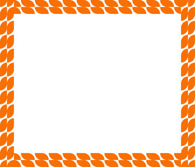 Canvas Print - Rectangle Geometric Frame Border Vector