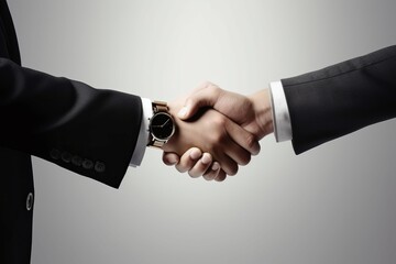 Poster - Handshake business investment. Generate Ai