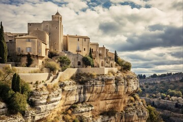 Wall Mural - Discovering the Charm of Gord: A Beautiful Village in the Heart of Provence, France