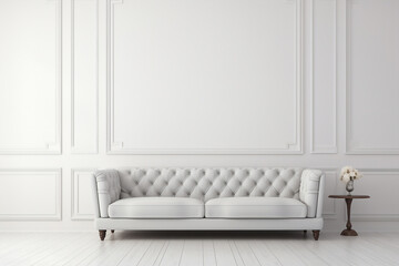 Wall Mural - white sofa in a room