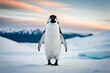 penguin in polar regions generated by AI