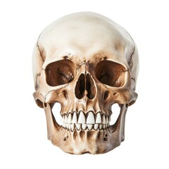 human skull isolated