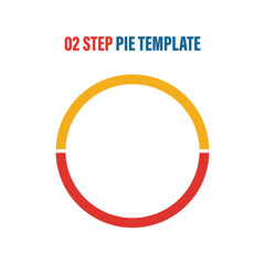 Poster - circle Pie charts for infographics. Elements with 2, 3. 4, 5, 6, 7, 8, 9, 10 steps, options