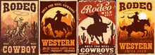 Extreme Rodeo Set Stickers Colorful