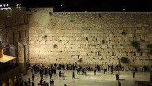 Ancient Western Wall Of Jerusalem