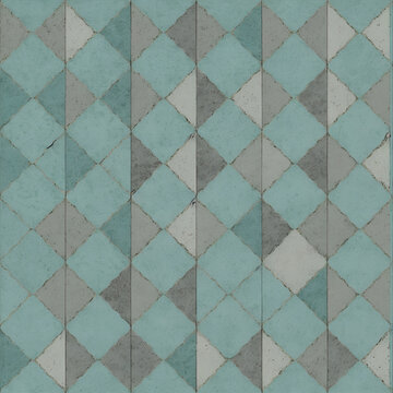 Geometric line art seamless vintage style 