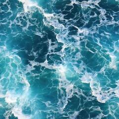  Seamless seawater texture with foam