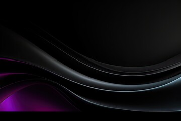 Poster - empty soft black background