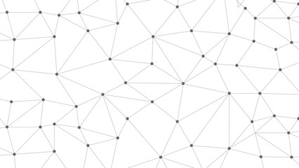 Fototapete - Abstract technology background. Plexus mesh backdrop. Vector