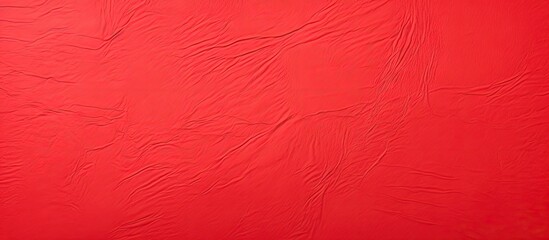Poster - Bright red sheet with paper texture