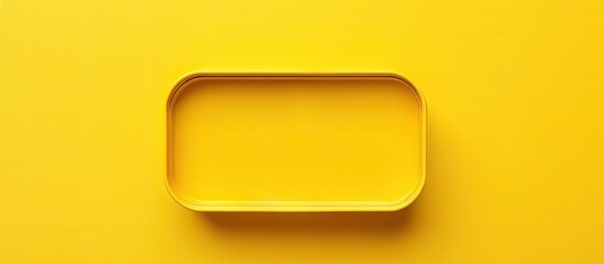 Aufkleber - Recycled lunchbox on yellow background