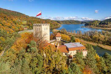 Canvas Print - Medieval Tropsztyn castle in Lesser Poland Voivodeship, Poland