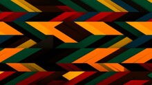 African Art Kente Background, Pattern, High Resolution, Bright And Friendly Colors, 16:9