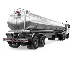 Canvas Print - Fuel Tanker Truck