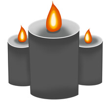 Three Burning Candles