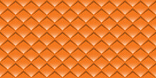 Orange Metallic Background Texture. Abstract Checkered Seamless Pattern. 