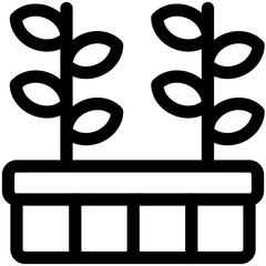 Sticker - raised bed icon