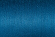 Abstract fabric texture background, close up picture of purssian blue color thread, macro image of textile surface, wallpaper template for banner, website, poster, backdrop.